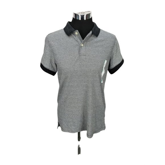 Goodfellow and Company Standard Fit Short Sleeve No Roll Collar Polo Medium‎ - Picture 1 of 11